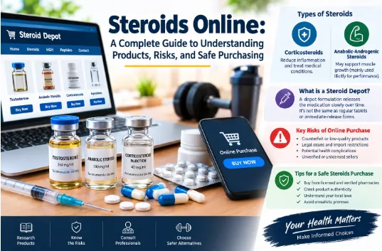 Steroids Online: A Complete Guide to Understanding Products, Risks, and Safe Purchasing