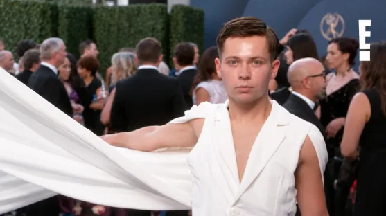 Craig Hogan’s Emmy Moment Featured on E! Entertainment Following Bold Red Carpet Fashion Statement