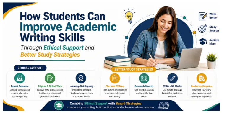 How Students Can Improve Academic Writing Skills Through Ethical Support and Better Study Strategies